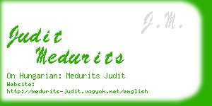 judit medurits business card